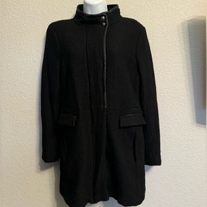 Banana Republic Women’s Black Wool Coat 12P